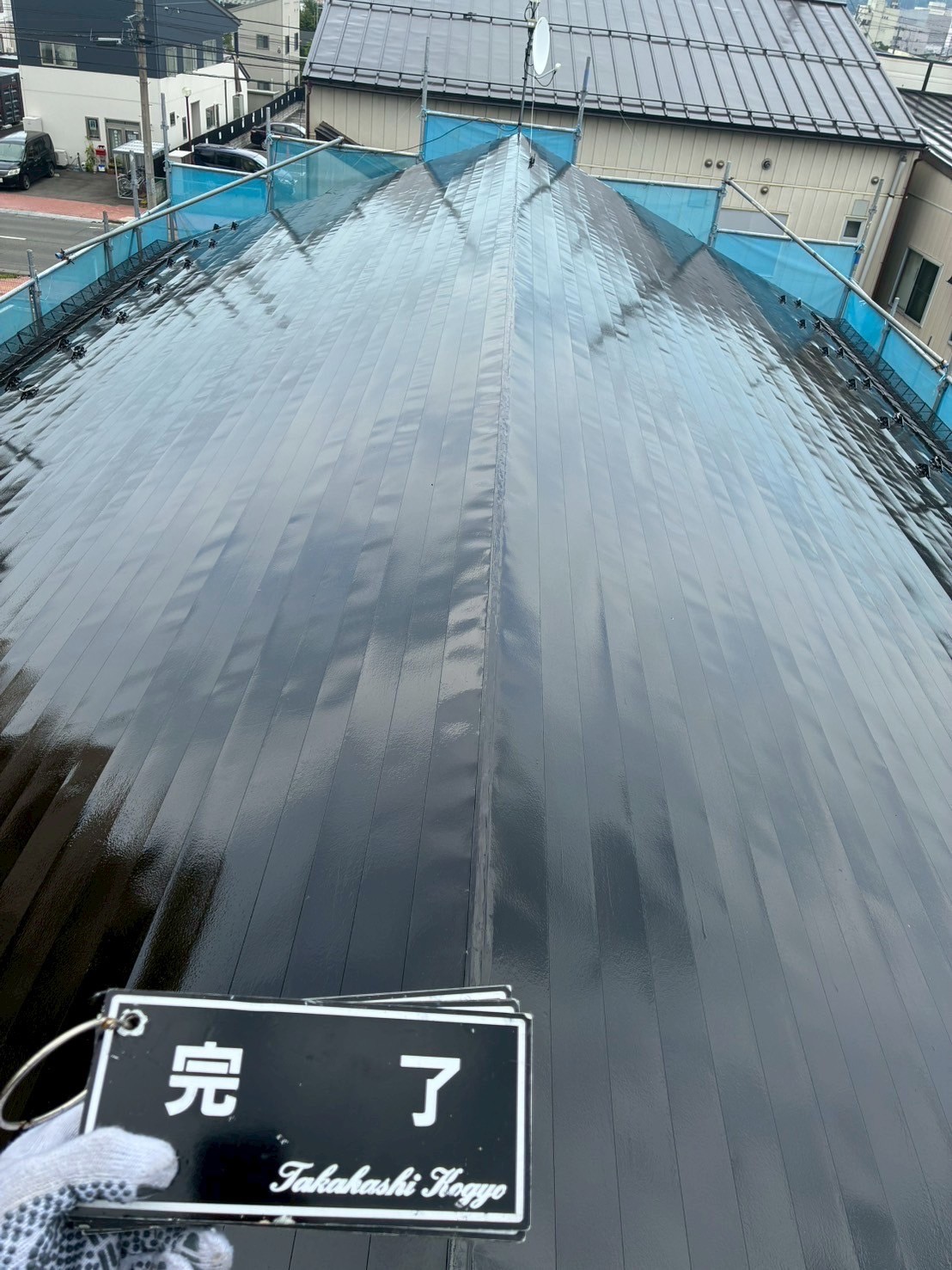 屋根完了