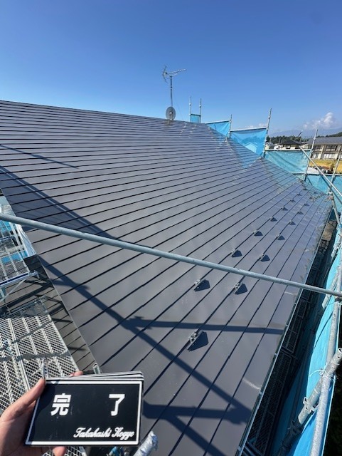 屋根完了