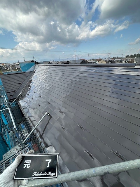 屋根完了