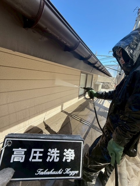 外壁高圧洗浄