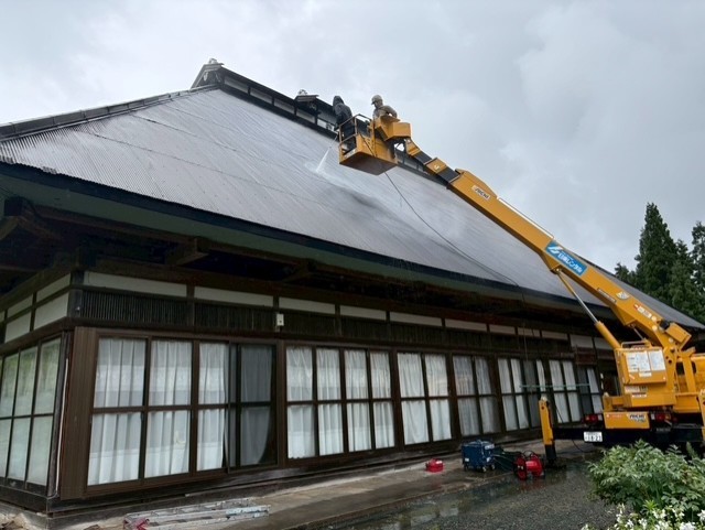 屋根高圧洗浄