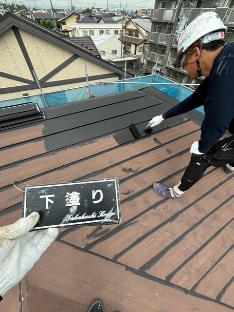 屋根錆止め塗装