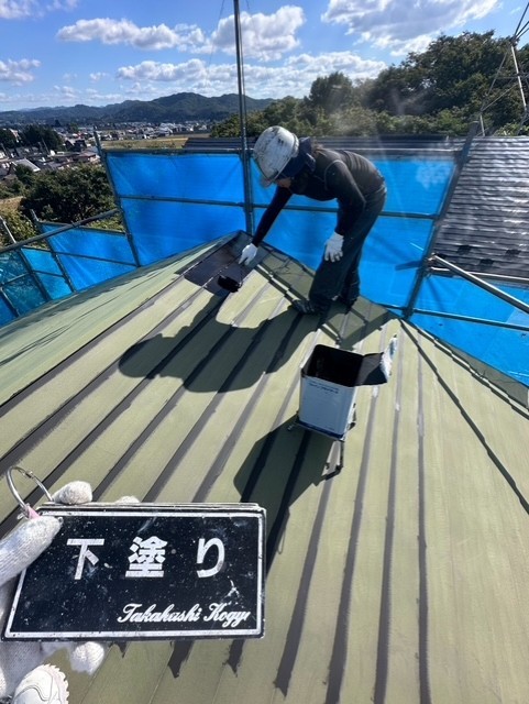 屋根錆止め塗装
