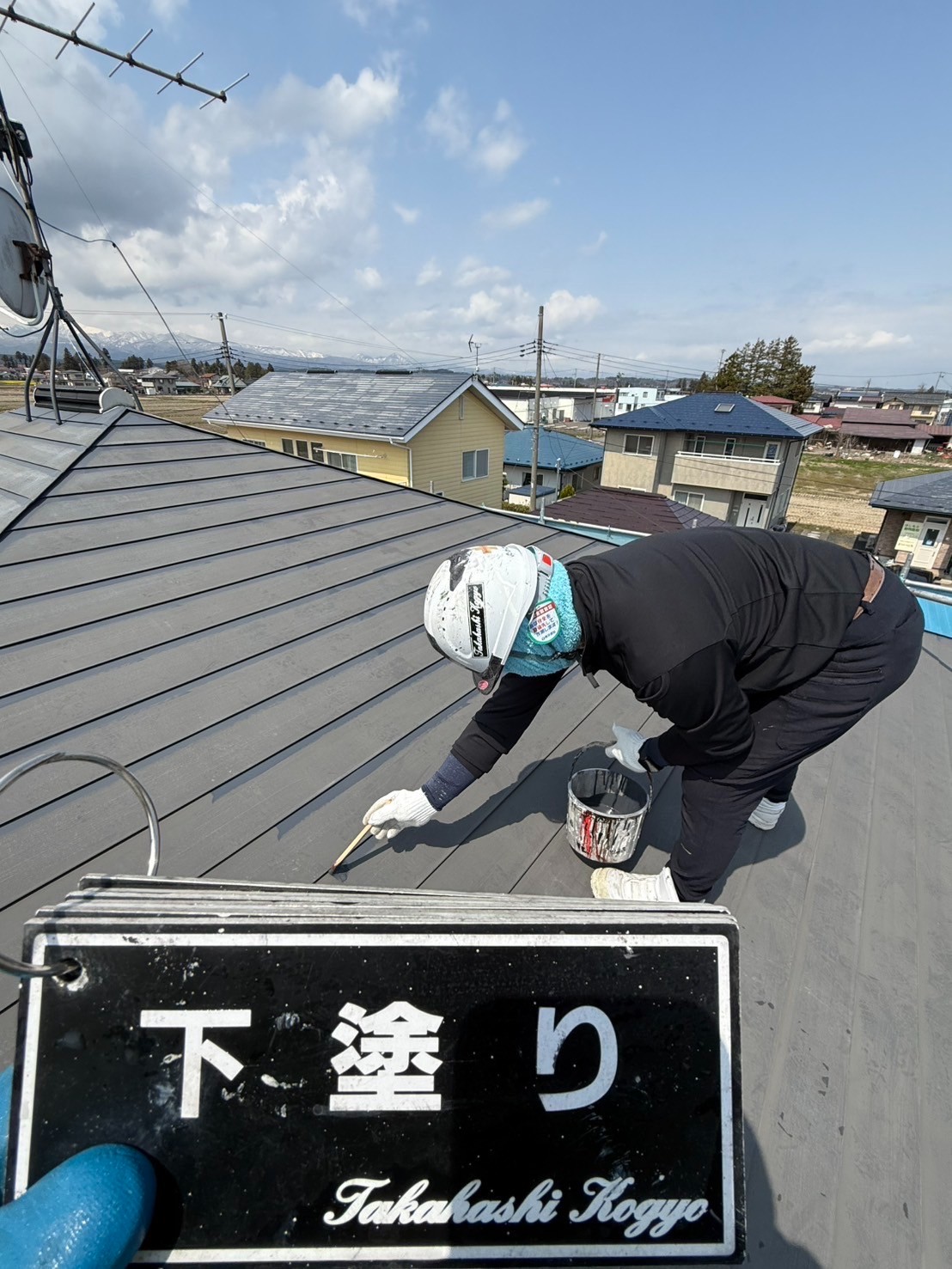 屋根錆止め1