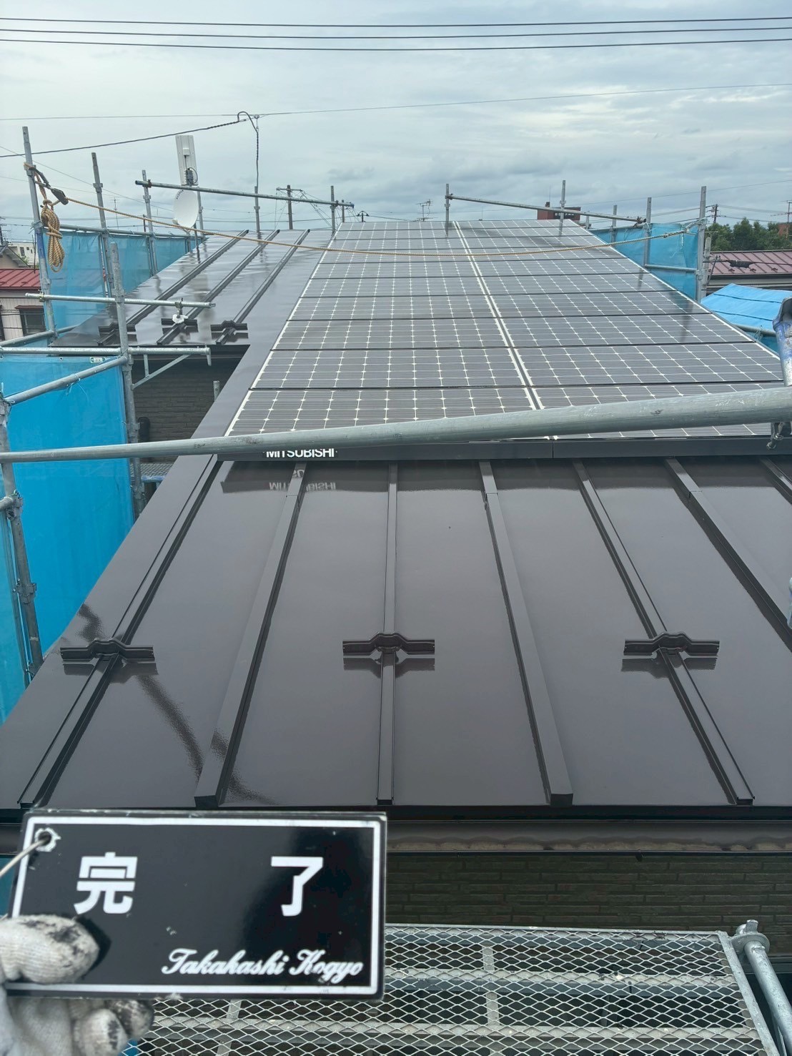 屋根完成